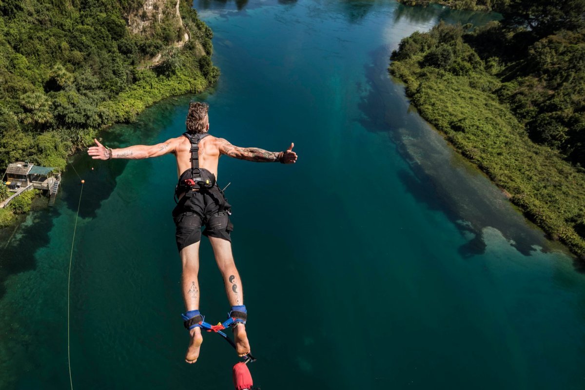 Bungee jumping новая Зеландия