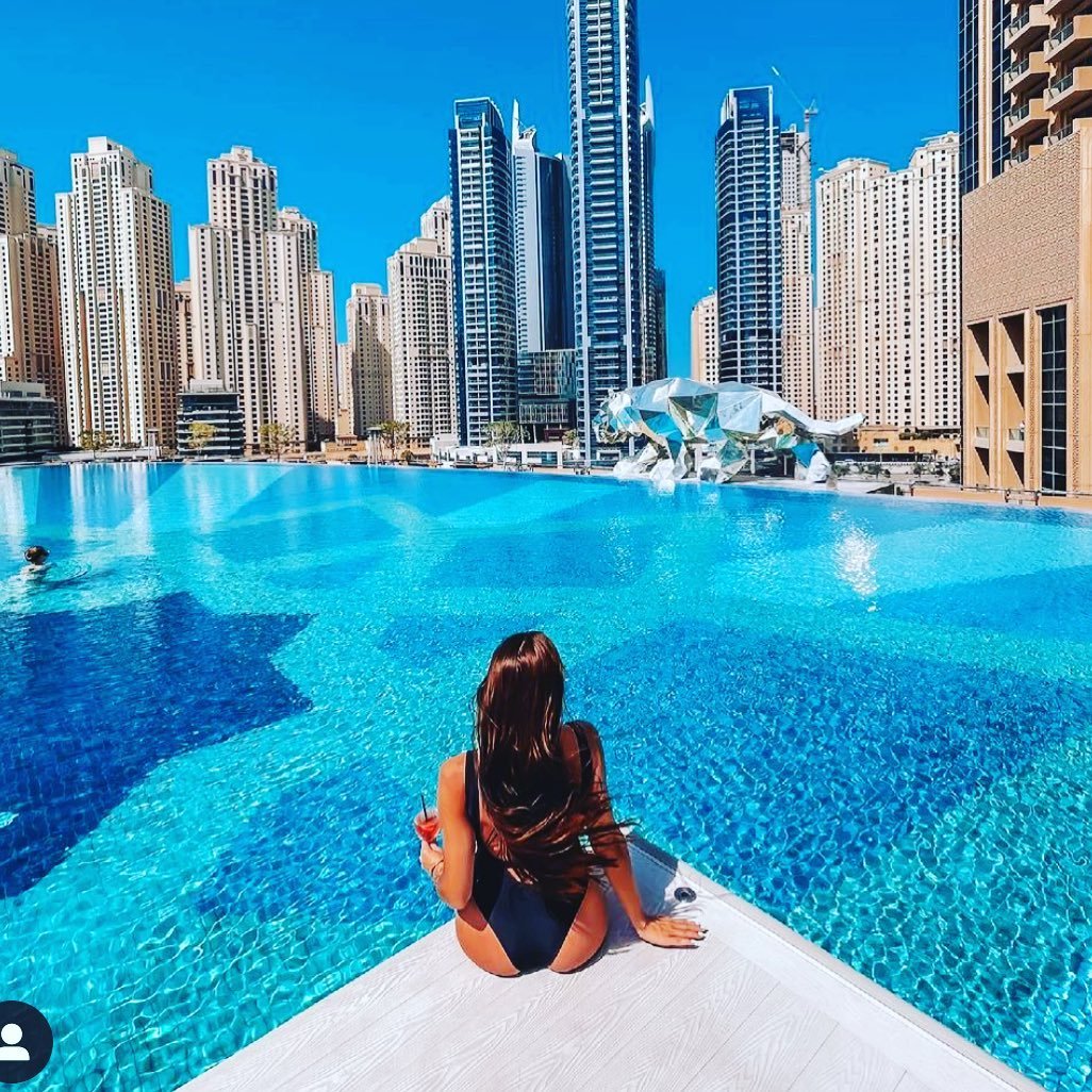 The address Dubai Marina, Shades бассейн