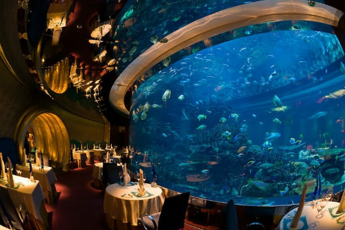 Подводный ресторан Burj al arab