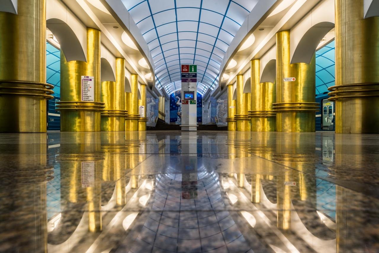 метро в петербурге фото