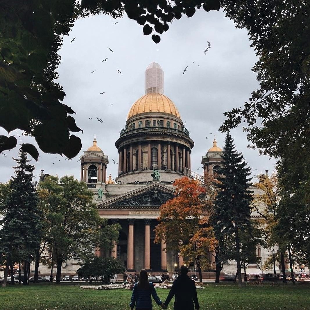 Исаакиевский собор осень