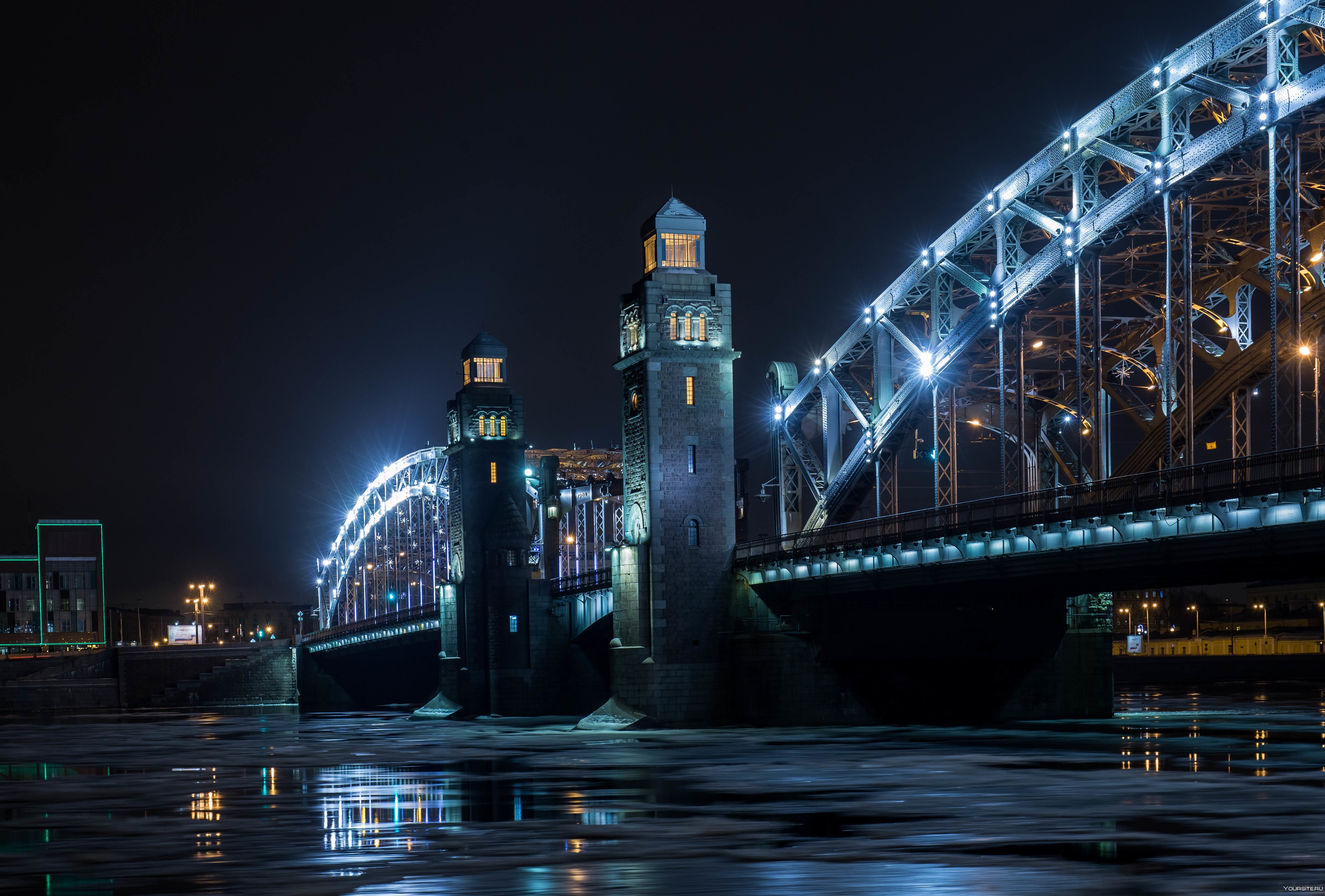 большеохтинский мост питер