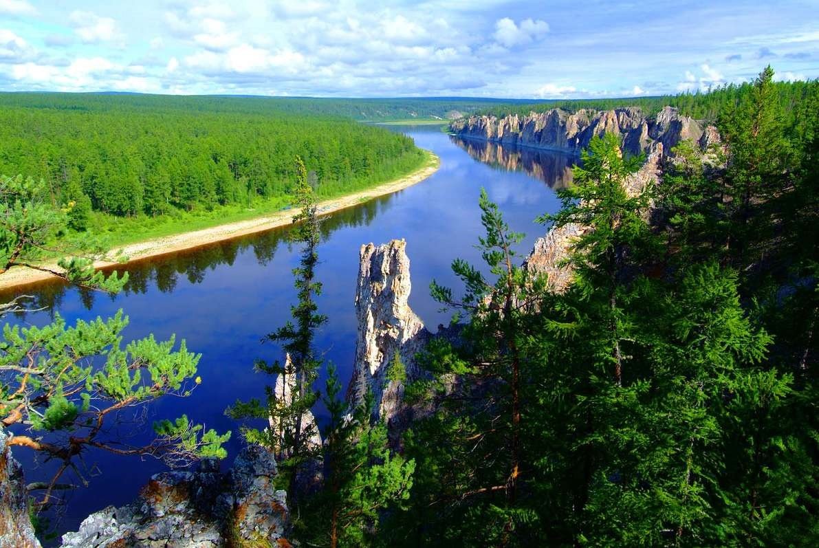 Саха-Якутия река Амга