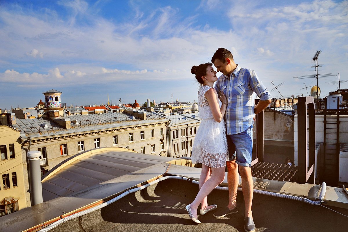 Фотосессия на крыше