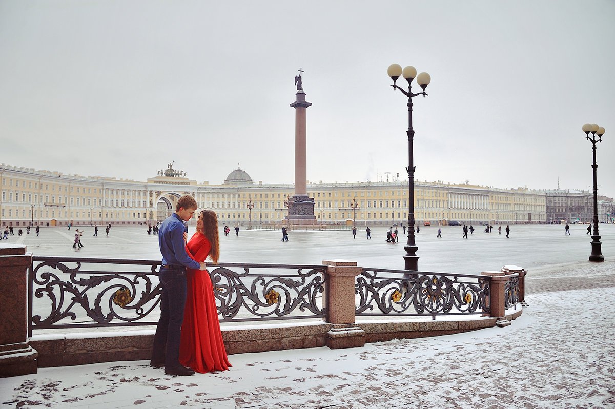 Фотосессия на Дворцовой площади