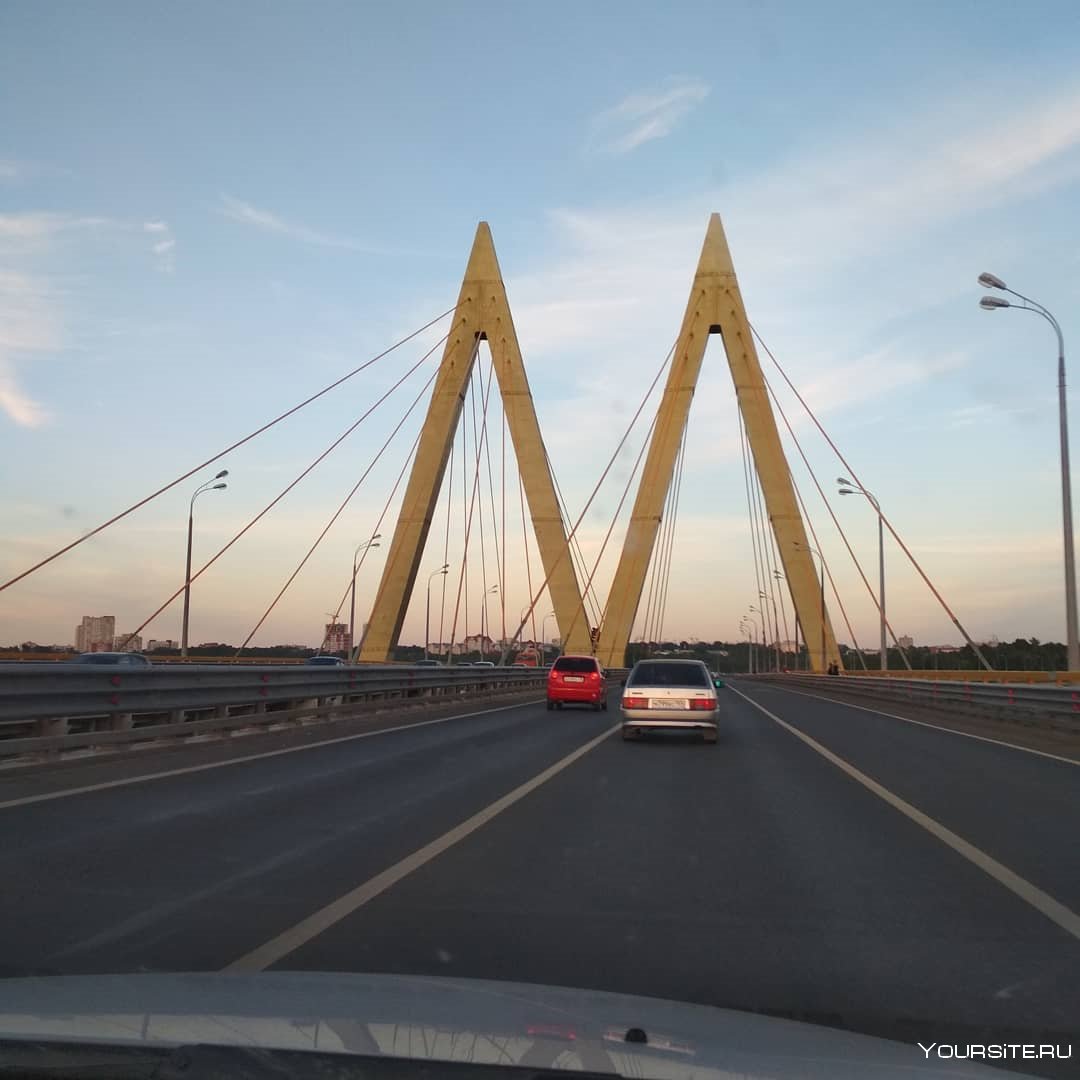 Мост Миллениум Казань дорога