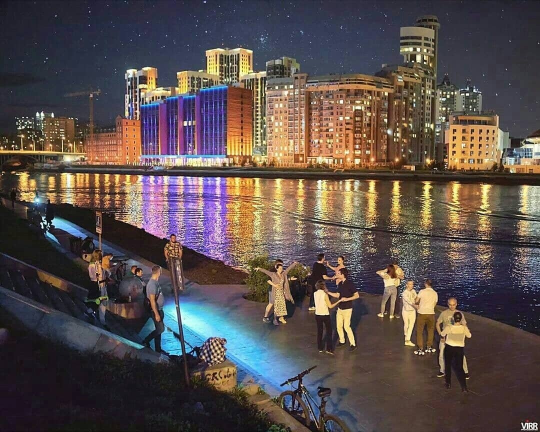 Красивые места вечером в екатеринбурге