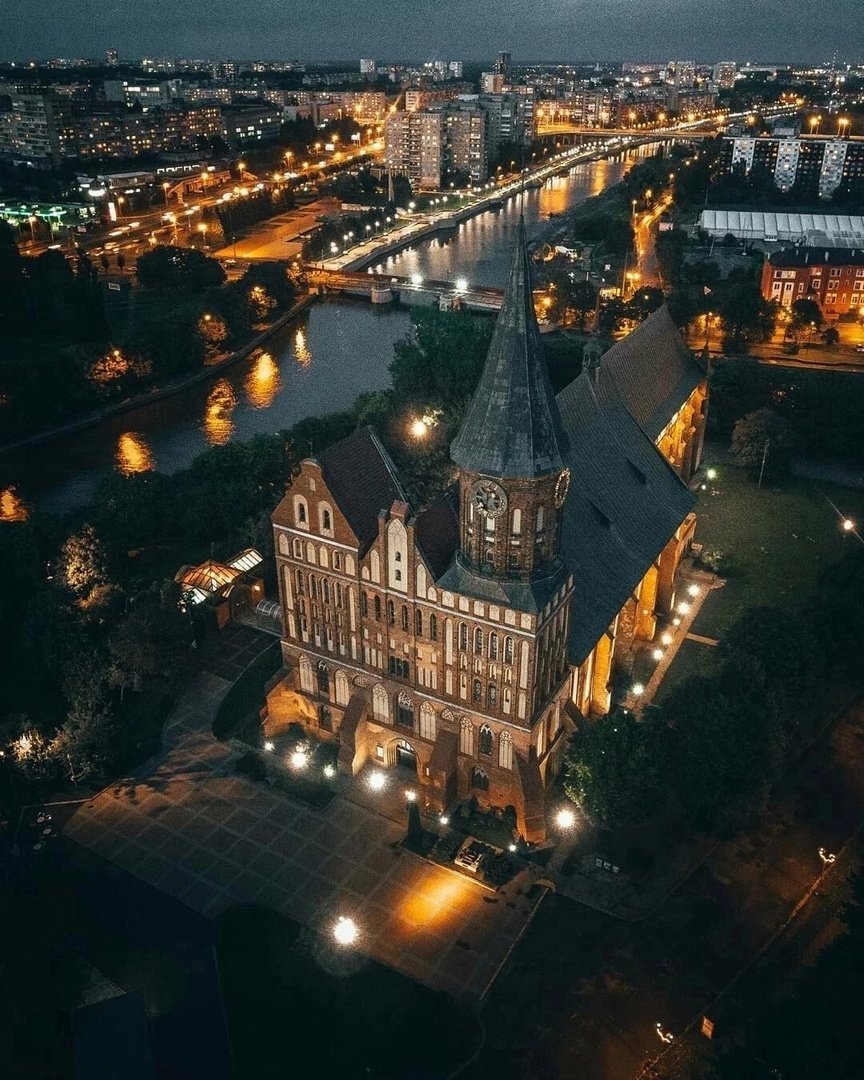 Ночной Калининград