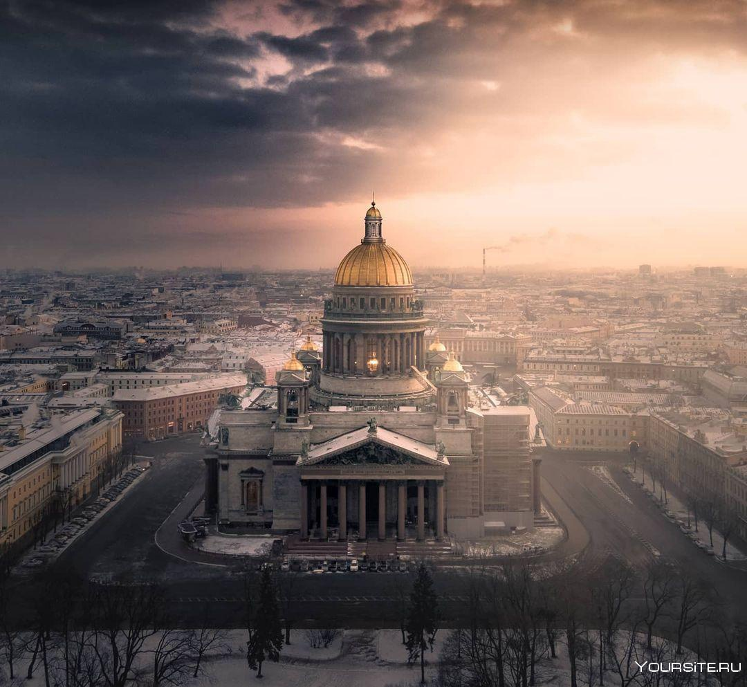 Санкт Петербург Исаакиевский собор осень