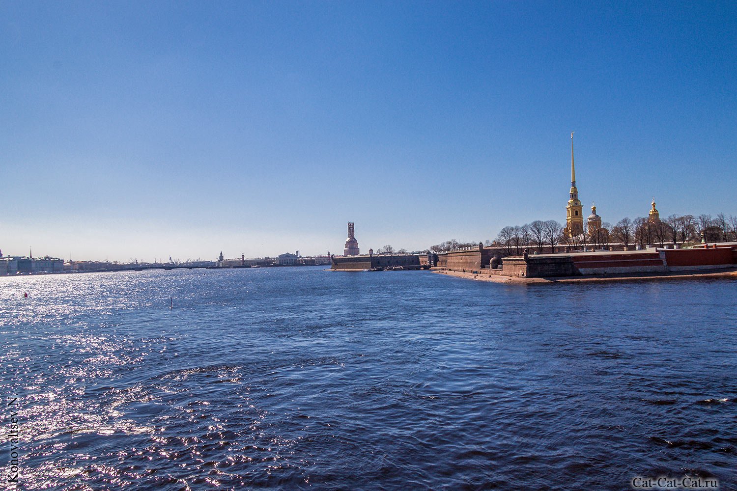 Петербург расположен на реке неве