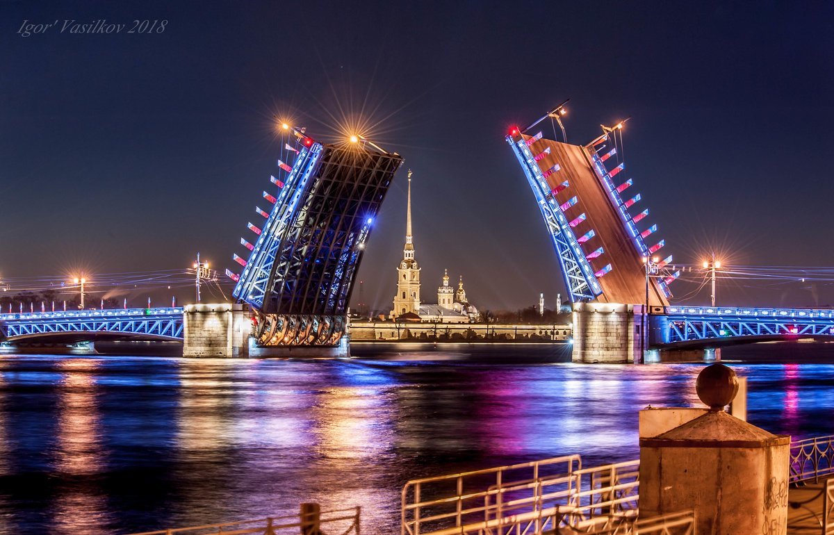 Красивые мосты санкт петербурга фото