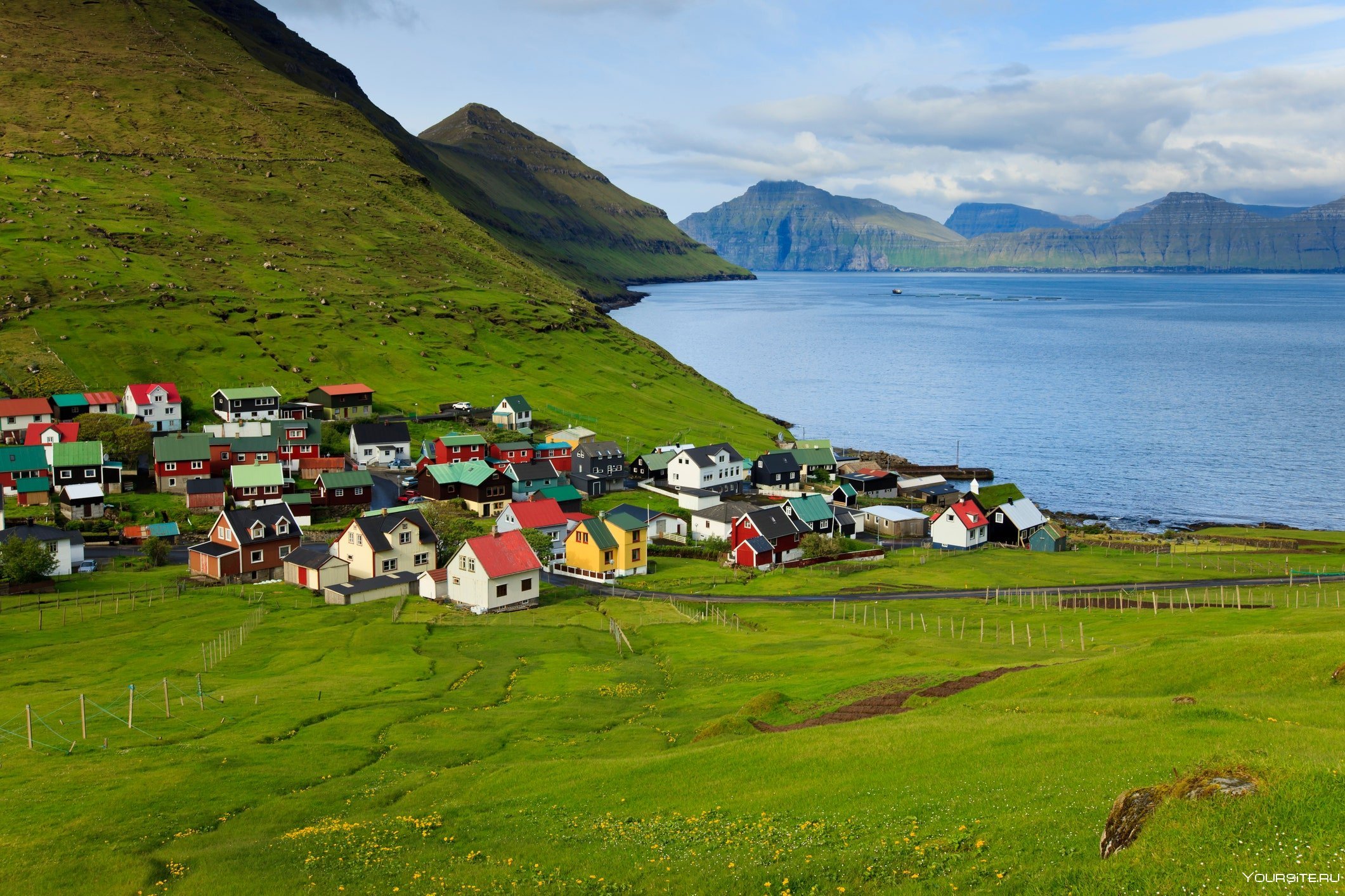 Время фарерские острова. Фарерские острова Рейкьявик. Фарерские острова Исландия-Норвегия. Посёлок чёднувуйк Фарерские острова. Деревушка чёднувуйк на Фарерских островах.