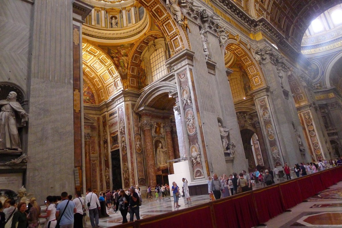 Базилика Святого Петра, Ватикан (St. Peter's Basilica) роспись Микеланджело