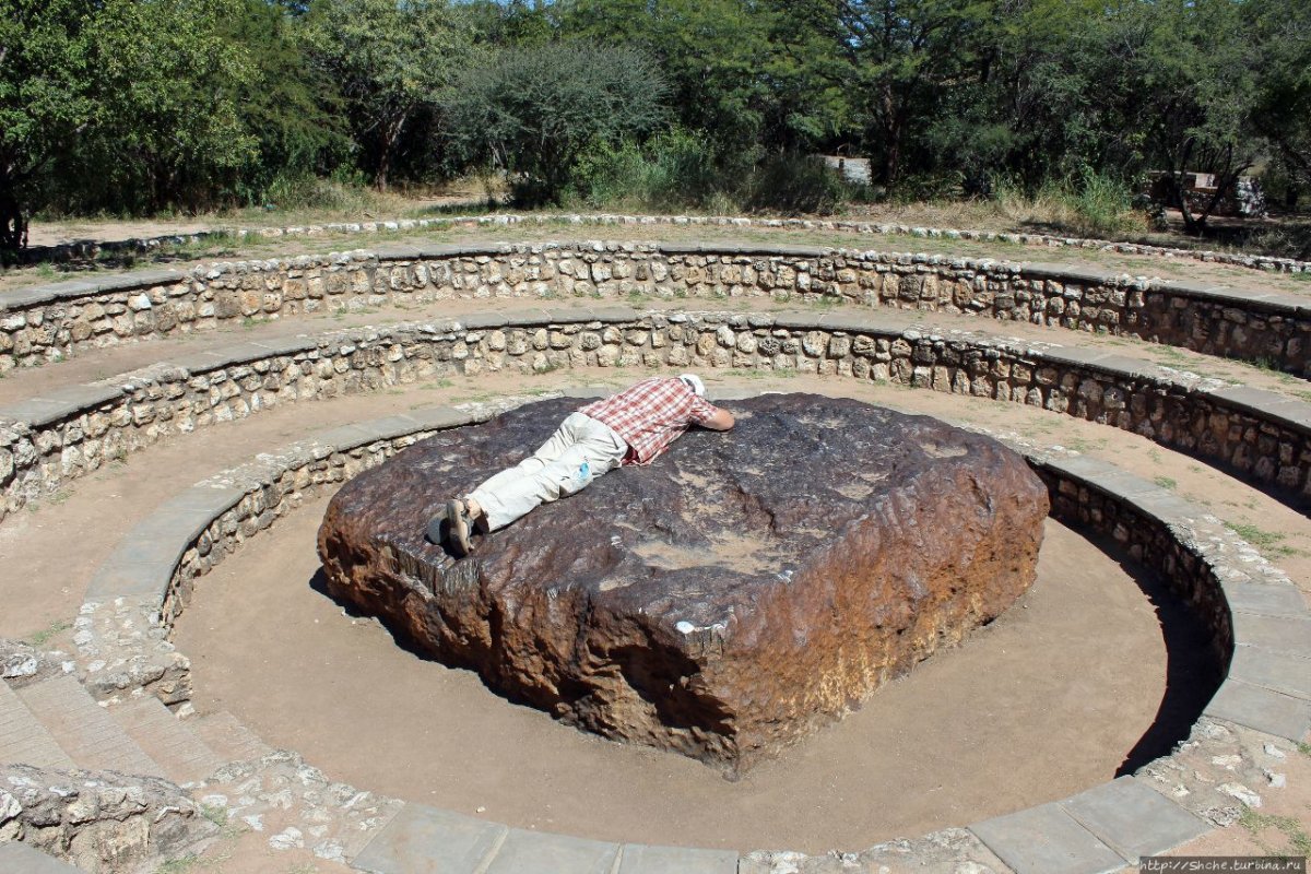 Метеорит в намибии