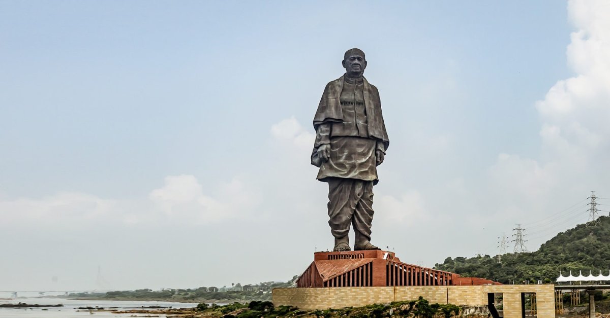 Статуя единства в индии фото