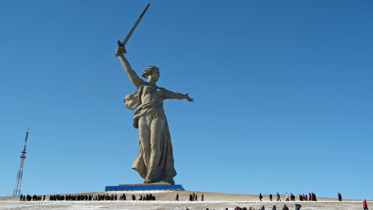 Сталинградская битва статуя Родина мать