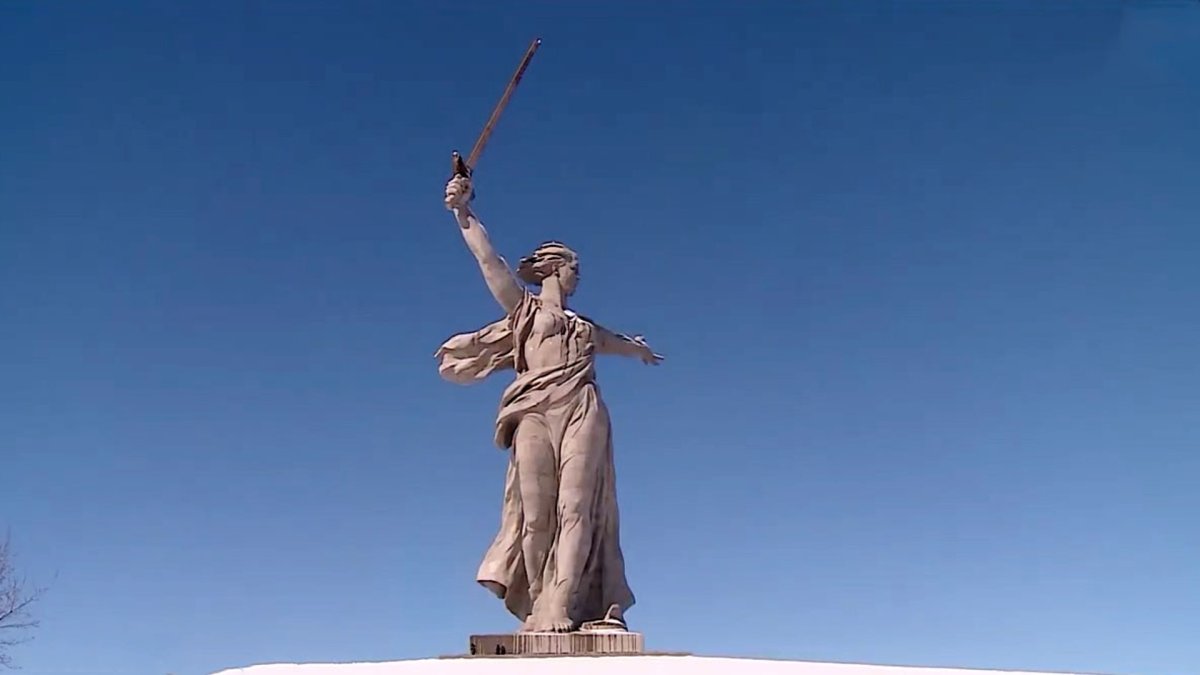 Мамаев Курган Сталинградская битва
