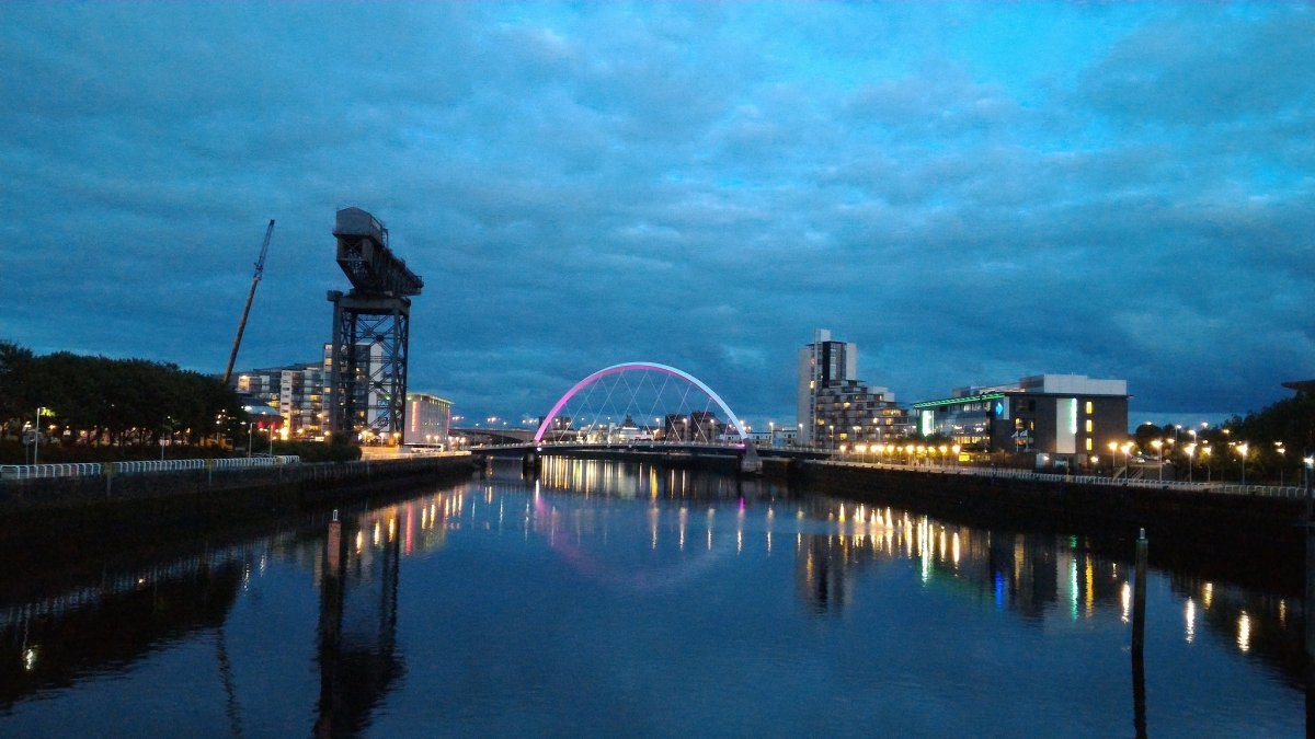 River clyde. Река Клайд.