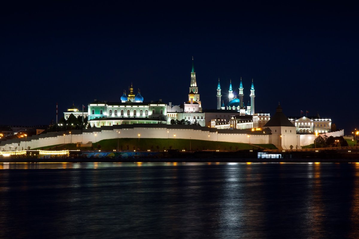 Река Волга в Казани