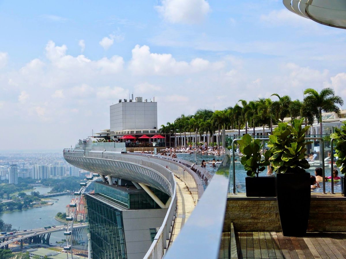 Сингапур корабль на небоскребах