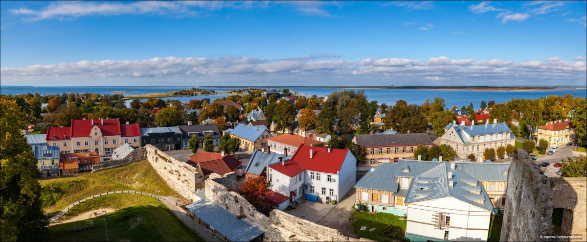 Фото панорамные города Хаапсалу