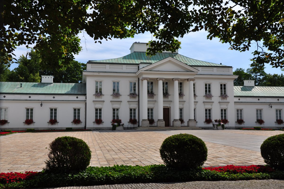 Бельведерский дворец в Варшаве