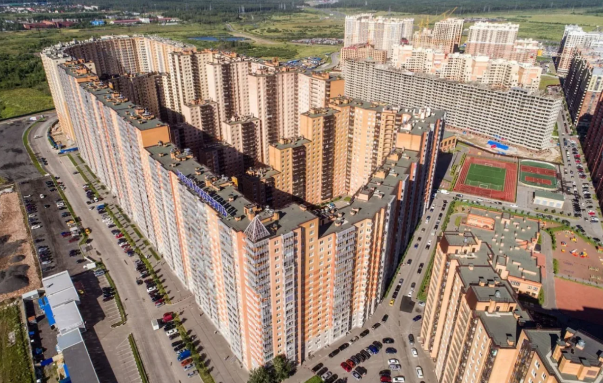 Человейник в Питере Кудрово