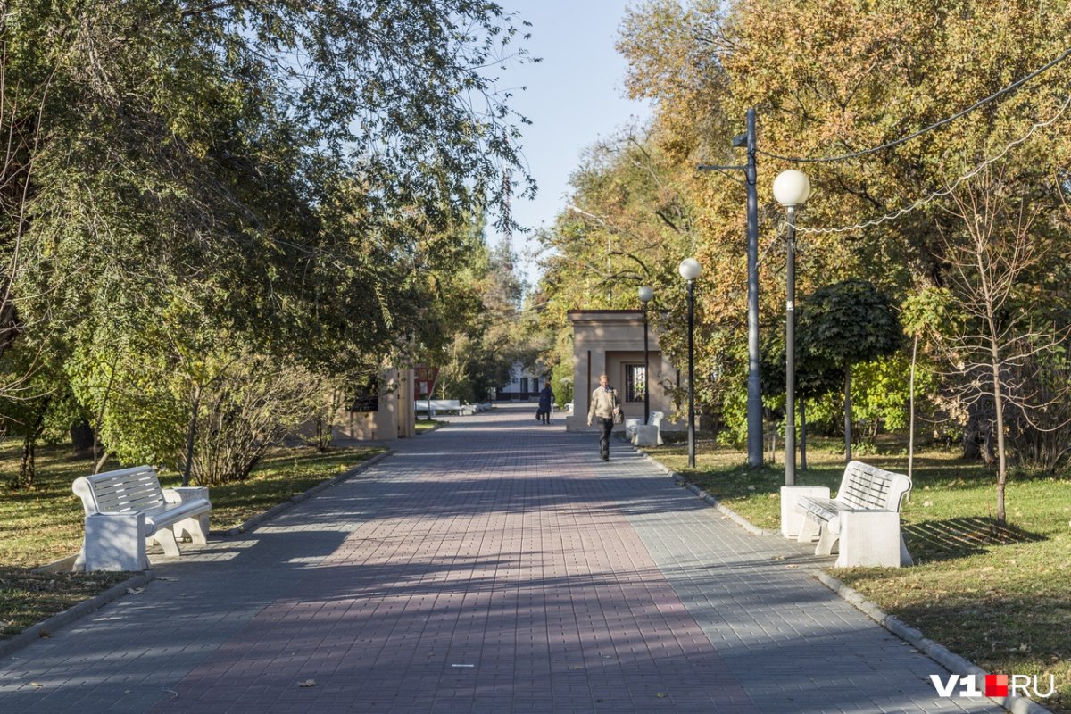 Комсомольском саду волгограда. Комсомольский сад Волгоград. Горсад Волгоград. Памятники в Комсомольском саду. Комсомольский сад Волгоград фото.