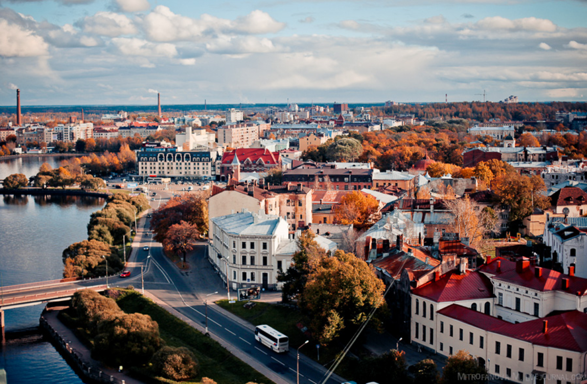 Выборг прогулка по городу