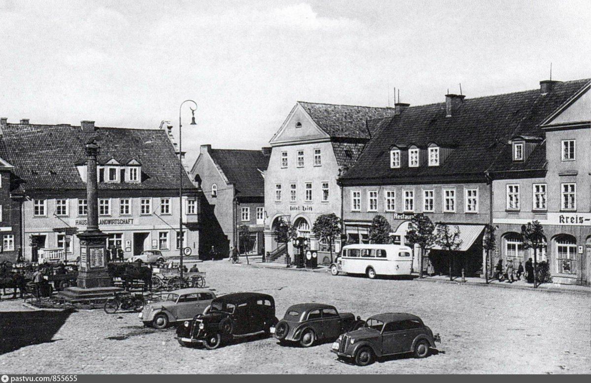 немецкие архивные фото поселка бладиау