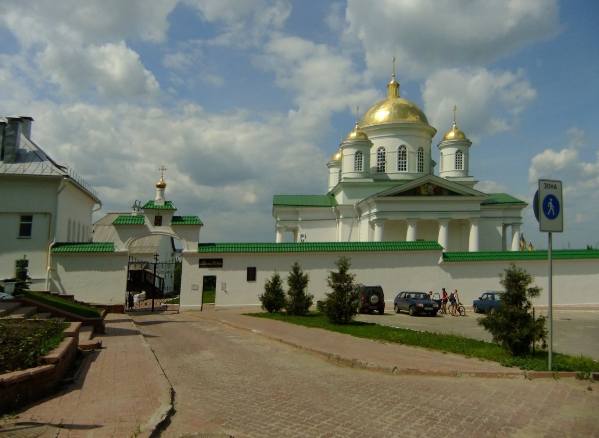 Вид на Благовещенский монастырь Нижний Новгород