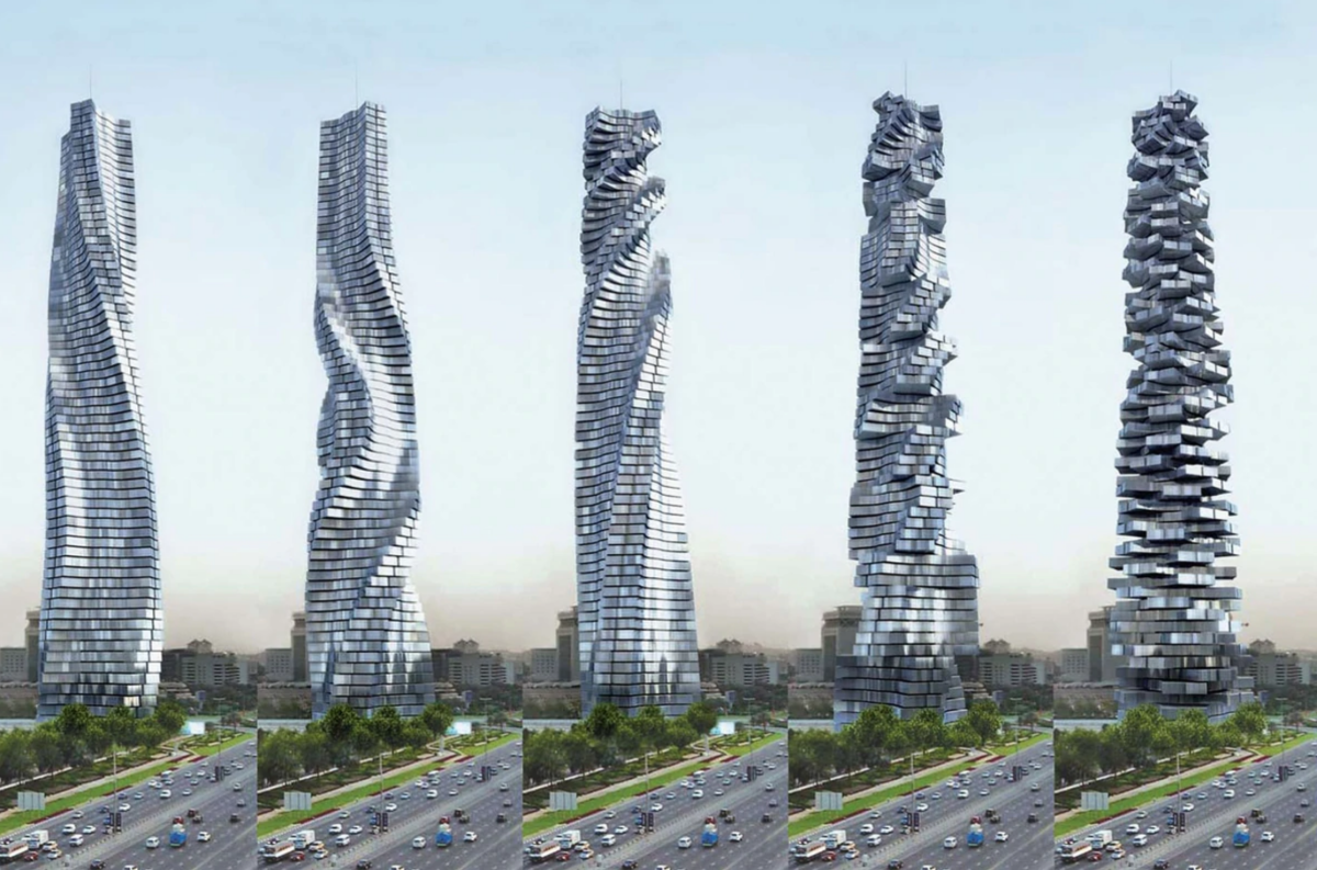Вращающийся небоскреб. Dynamic Tower. Дубай, ОАЭ