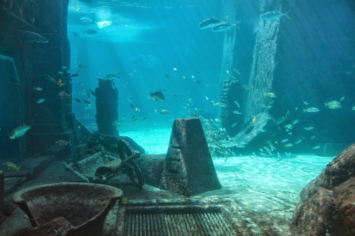 Подводный город турция
