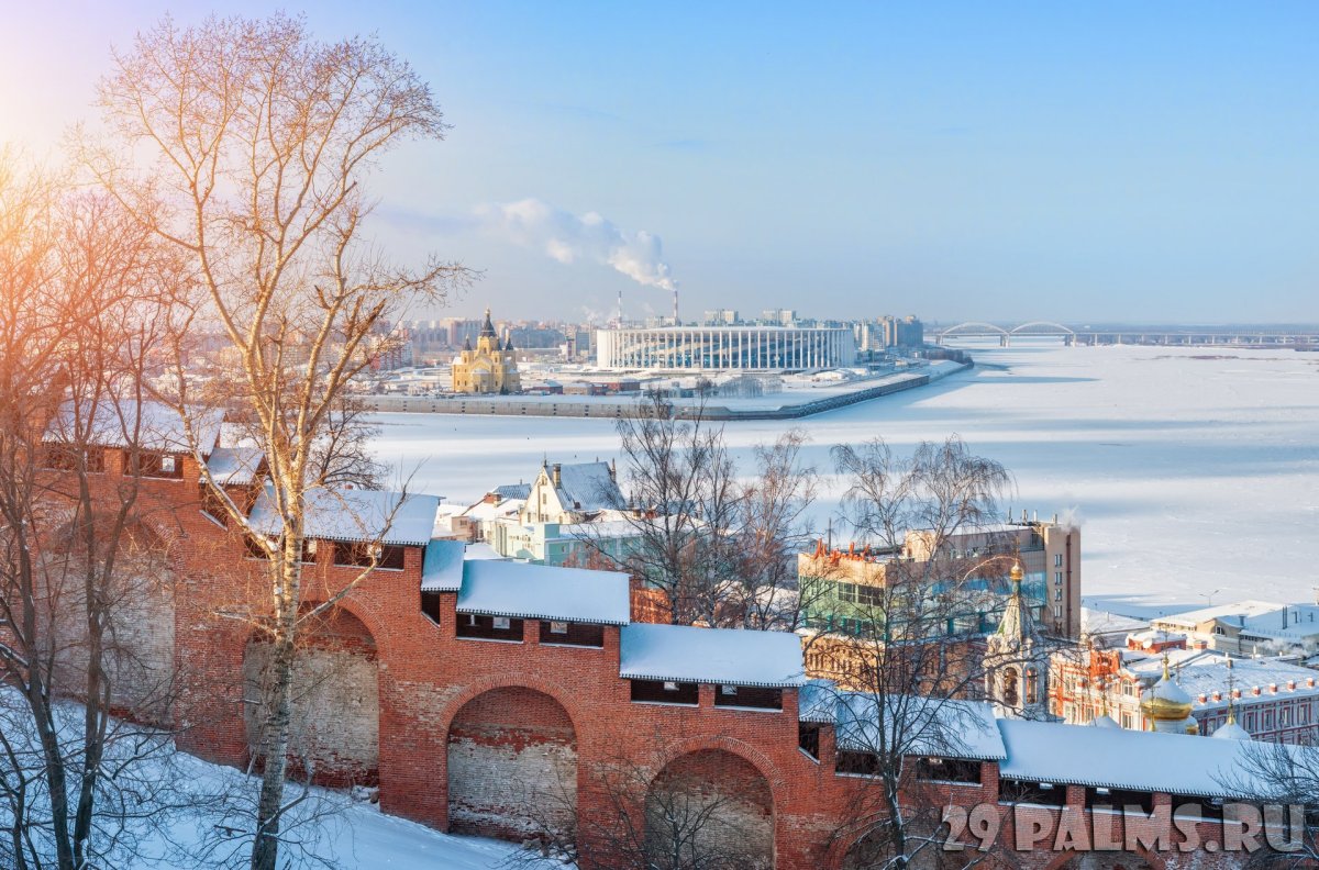 Нижний новгород зимой фото