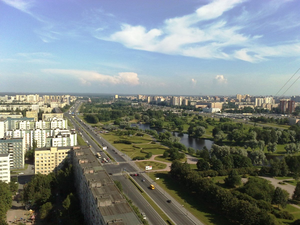 Калининский район СПБ Муринский парк