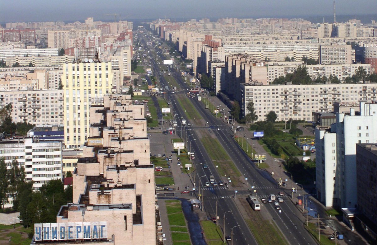 Калининский район Санкт-Петербург проспект Просвещения