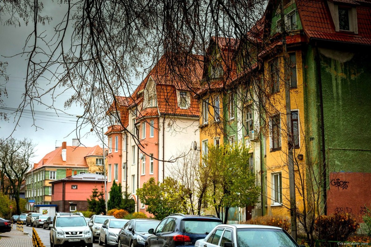 Амалиенау в Калининграде осенью