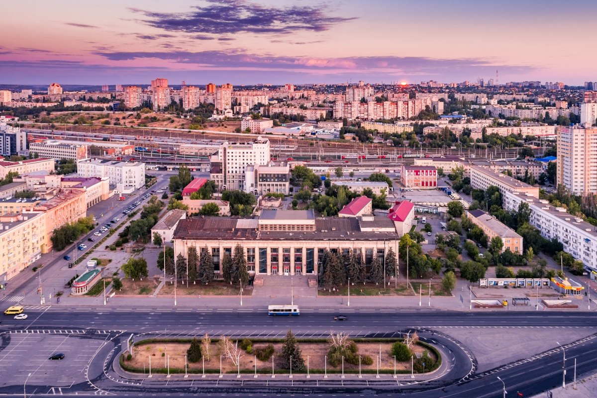 Волгоград панорама города