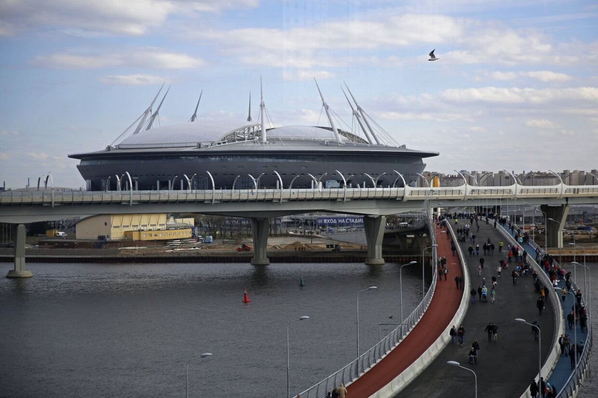 Яхтенный мост Арена Зенит