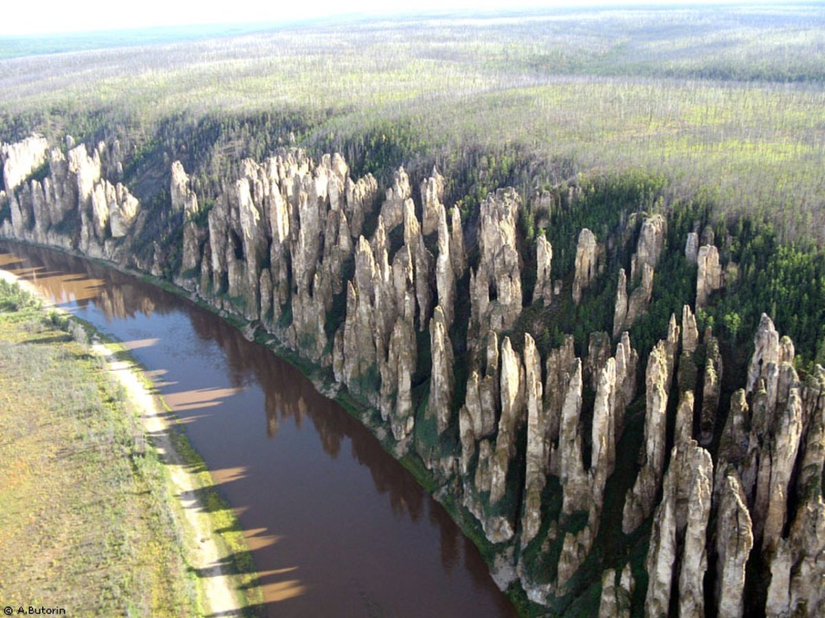 Река Лена Ленские столбы