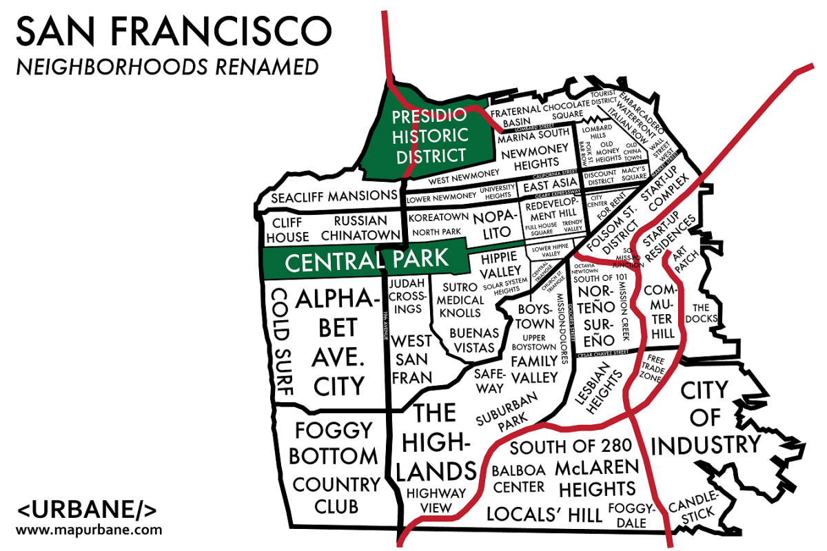 Районы сан франциско. San Francisco neighborhoods. San Francisco neighbourhoods Map. Сан Франциско районы города. San Francisco on the Map.