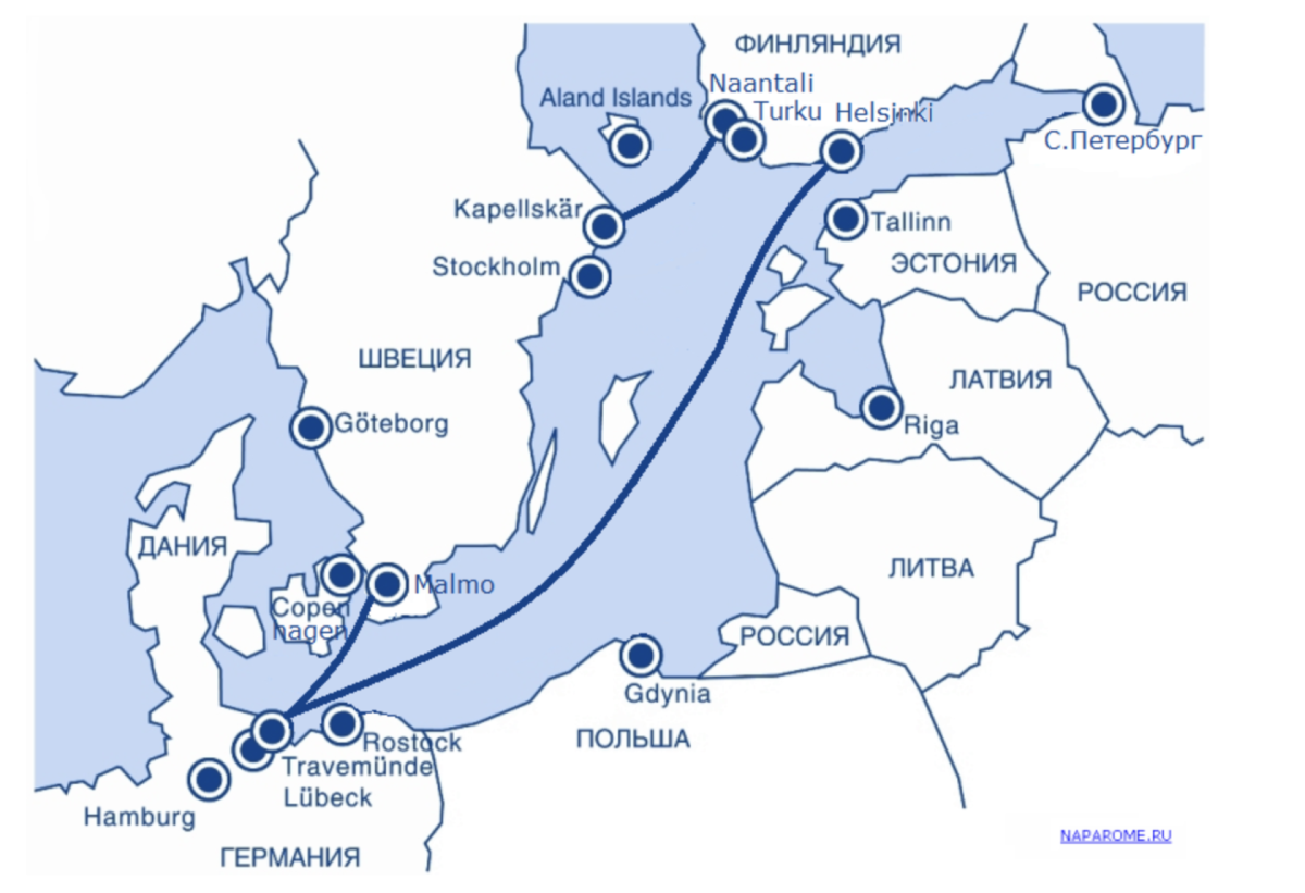 Паром Хельсинки Травемюнде маршрут. Паром Finnlines Хельсинки Травемюнде. Морские Порты Финляндии на карте.