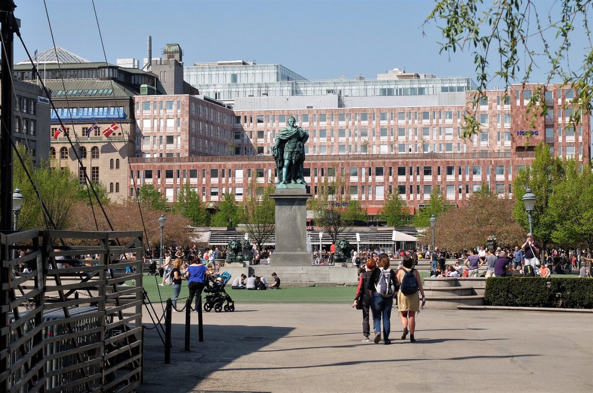 Королевский сад в Стокгольме