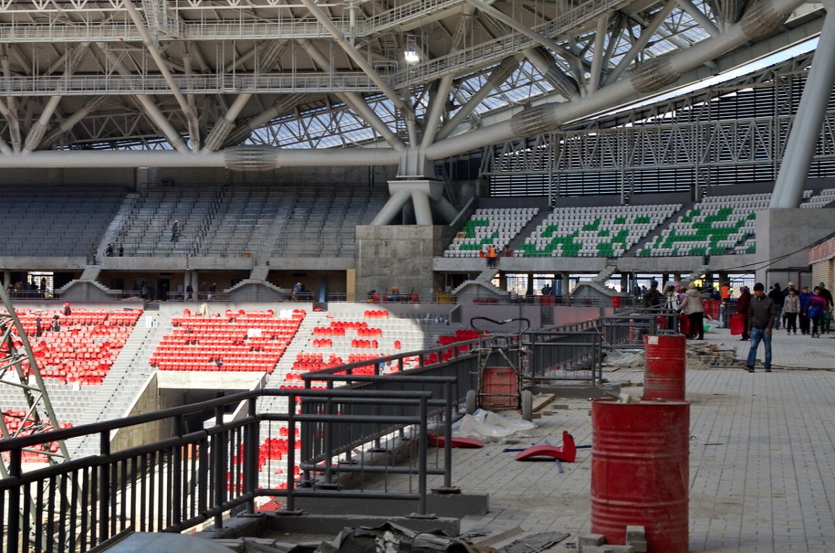 Казань арена фото внутри стадиона