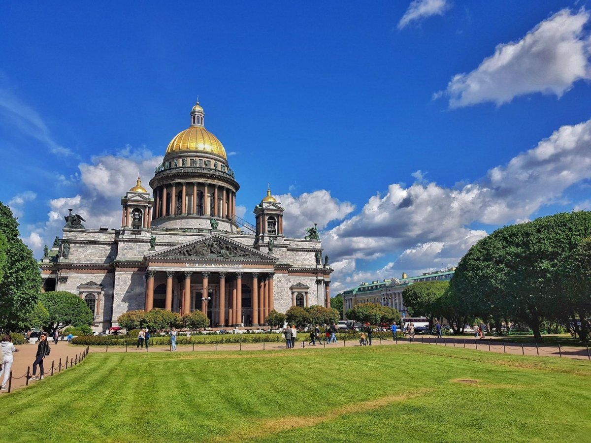 Питер Исаакиевский собор лето