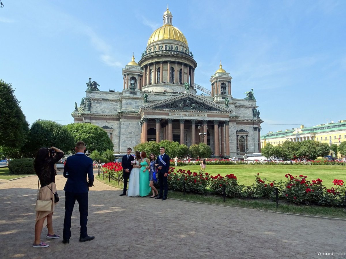 Дворцовая площадь Исаакиевский собор