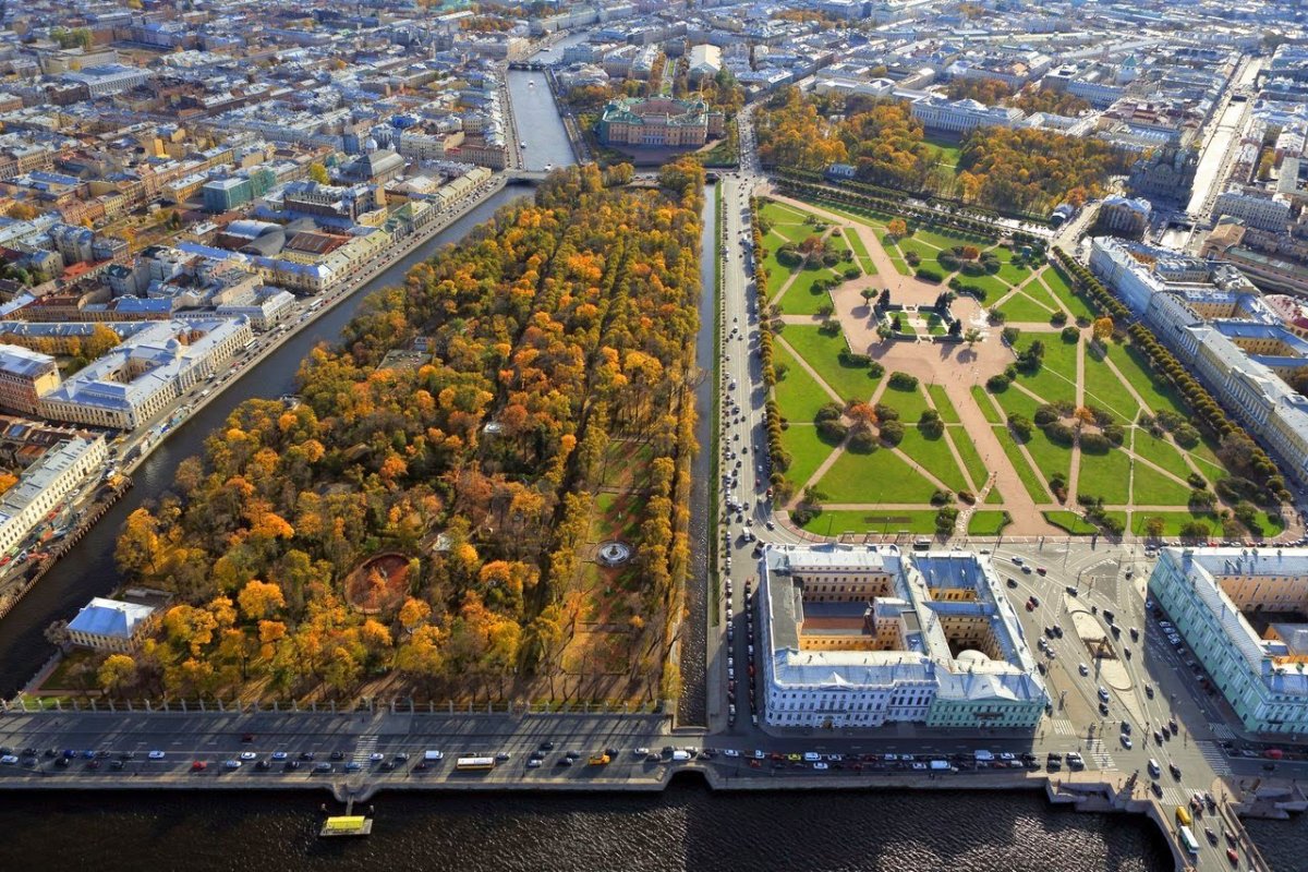 Самые большие парки спб. Марсово поле в Санкт-Петербурге. Марсово поле, Санкт-Петербург, Марсово поле. Марсово поле с высоты птичьего полета.