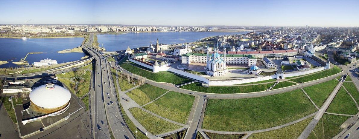 Казанский Кремль вид с Казанки