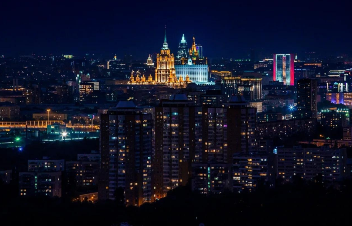 Спокойной ночи ночная Москва