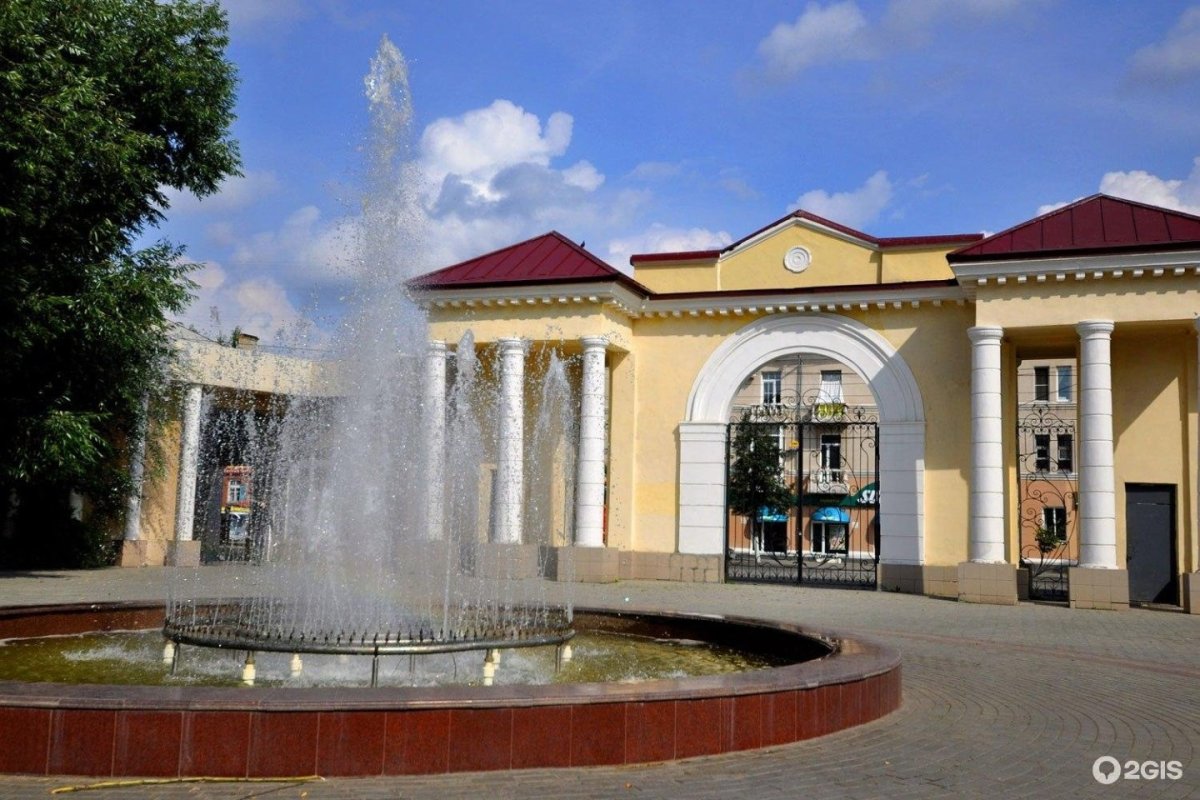 Горсад Курган фонтан